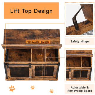 Sliding Barn Door Dog Crate