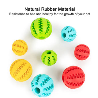 Pet Dog Toy Interactive Rubber Balls