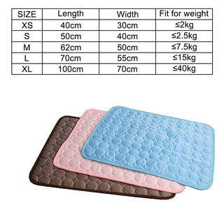 Dog Cooling Mat Bed