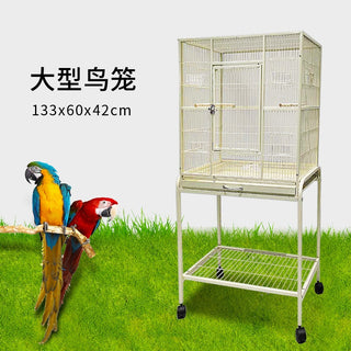 Cage For Budgie Aviary Canary With Wheels