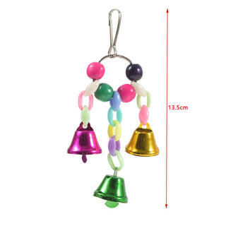 Colorful Parrot Toy Bell String