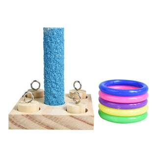 Colorful Wooden Beads Ropes Toy