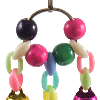 Colorful Parrot Toy Bell String