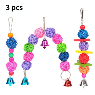 Colorful Wooden Beads Ropes Toy