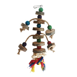 Colorful Wooden Beads Ropes Toy