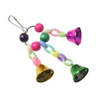 Colorful Parrot Toy Bell String